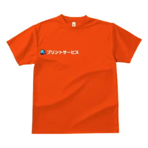 サンセットオレンジ・GLIMMERドライＴシャツ