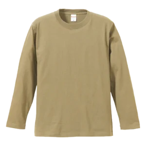 United Athle 5.6oz 長袖Tシャツ（サンドカーキ）