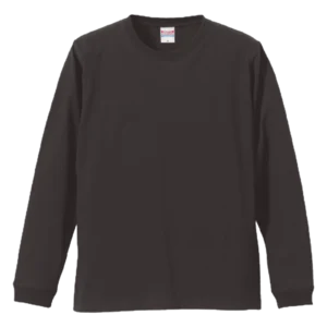 United Athle 5.6oz 長袖Tシャツ-リブ付き（スミ）