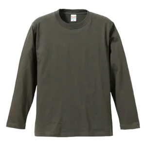 United Athle 5.6oz 長袖Tシャツ（チャコール）