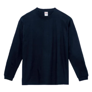Printstar 7.4oz スーパーヘビー長袖Tシャツ（ネイビー）