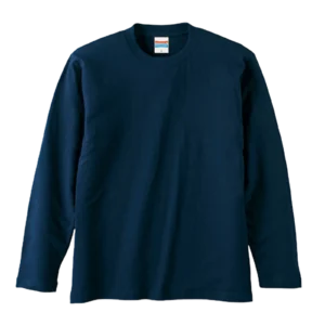 United Athle 5.6oz 長袖Tシャツ（ネイビー）