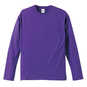 United Athle 5.6oz 長袖Tシャツ（バイオレットパープル）