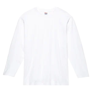 Printstar 5.6oz ヘビーウェイト長袖Tシャツ（ホワイト）