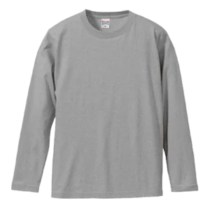 United Athle 5.6oz 長袖Tシャツ（ミックスグレー）