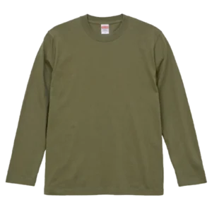 United Athle 5.6oz 長袖Tシャツ（ライトオリーブ）