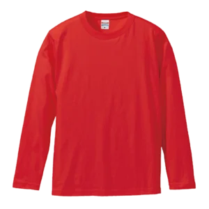 United Athle 5.6oz 長袖Tシャツ（レッド）