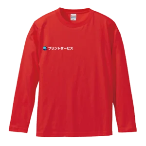 レッド・United Athle 5.6oz 長袖Ｔシャツ