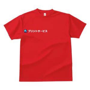 レッド・GLIMMER ドライＴシャツ